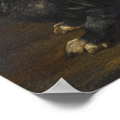 Eenden Guinee Pigs en een konijn in een gekookte L Poster (Hoek)