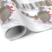 eenden in boston die vaak voorkomen tijdens de win cadeaupapier (Rol Hoek)