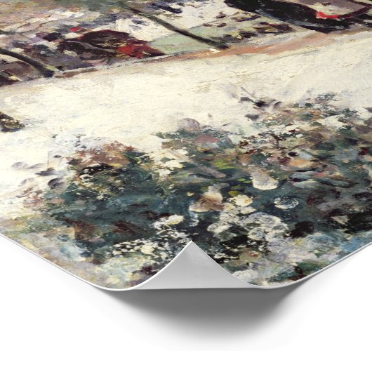 Eenden in de Bois de Boulogne Poster (Hoek)