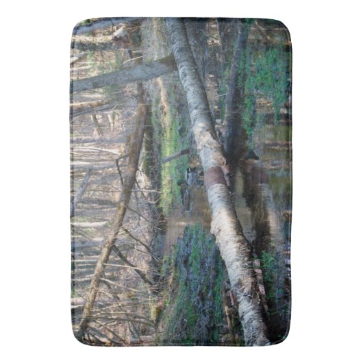 Eenden in de Bossen, grote badmat (Voorkant Verticaal)