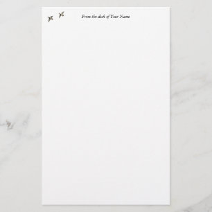 Eenden in de vliegtuigbanketbakkerij briefpapier