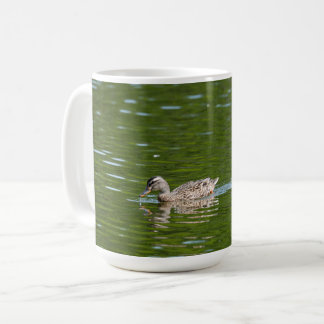 Eenden in een groen meer (2) koffiemok