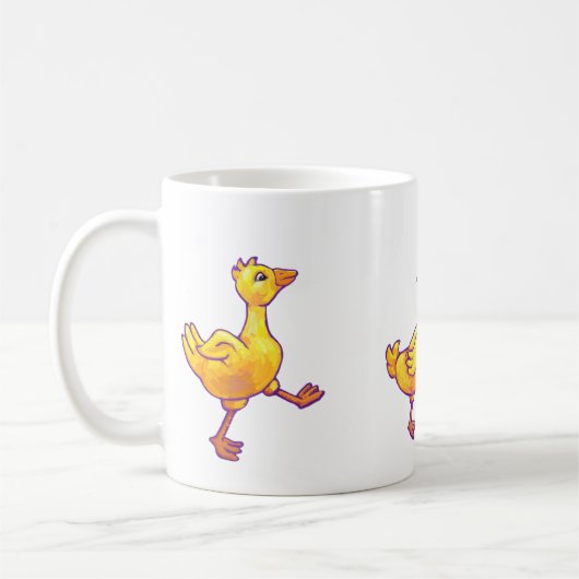 Eenden in een Mok van de Rij (Links)