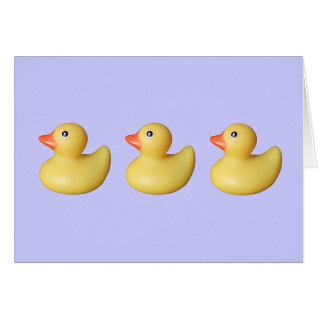 Eenden in een rij (Voorkant Horizontaal)