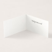 eenden in een rij gevouwen Kaart (Binnen)