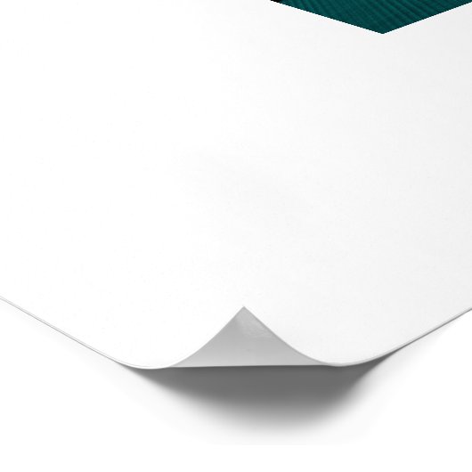 eenden in een rij poster (Hoek)