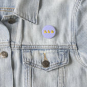 Eenden in een rij ronde button 3,2 cm (In situ)