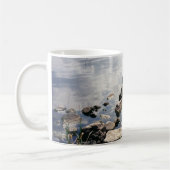 Eenden in een rivier koffiemok (Links)