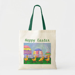 Eenden in een rooirooster tote bag