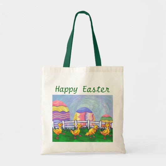 Eenden in een rooirooster tote bag (Voorkant)