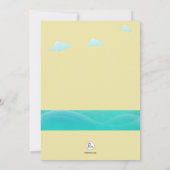 Eenden in een Row Baby shower Uitnodiging (Achterkant)