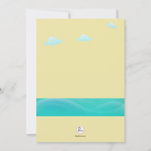 Eenden in een Row Baby shower Uitnodiging (Achterkant)