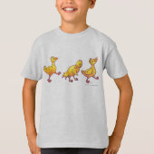 Eenden in een Row Kinder T-shirt (Voorkant)
