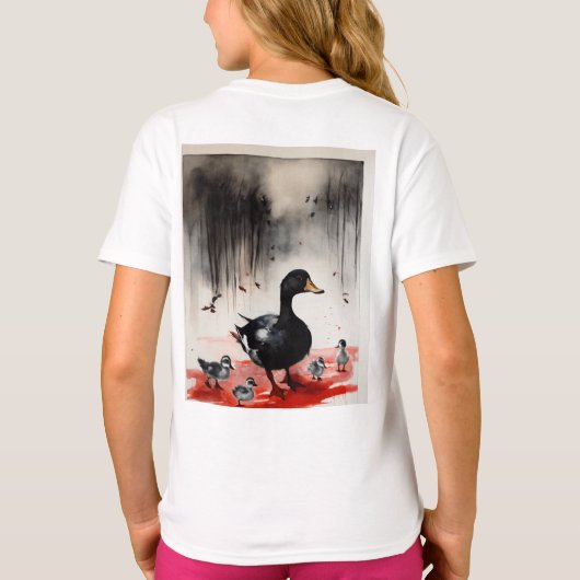 Eenden in Harmony T-shirt (Achterkant)