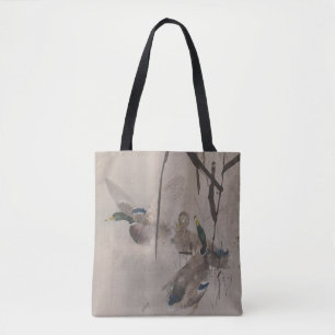 Eenden in het riet door Watanabe Seitei  Tote Bag