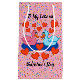 Eenden in Love Gift Bag Klein Cadeauzakje