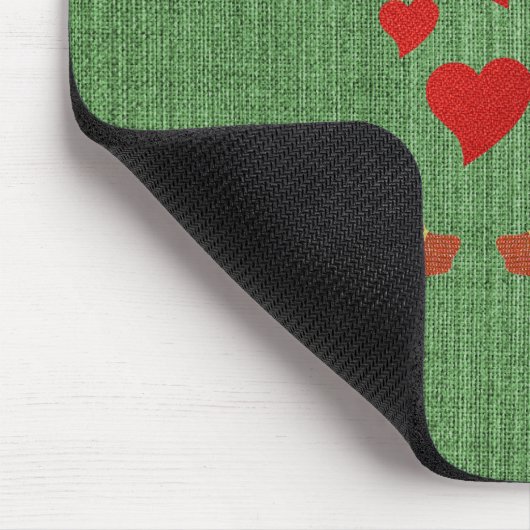 Eenden in Love Mousepad Muismat (Hoek)