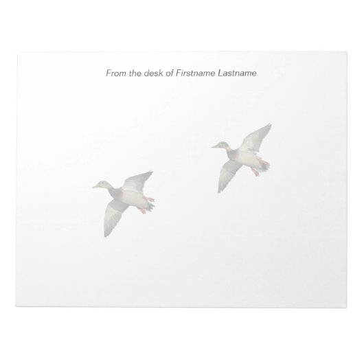 Eenden in Notitieblok (Voorkant)