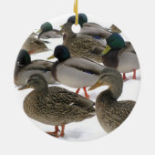 Eenden in Snow Ornament (Achterkant)