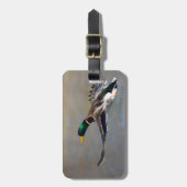 eenden in vlucht bagagelabel (Voorkant verticaal)