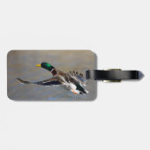 eenden in vlucht bagagelabel (Achterkant horizontaal)