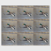eenden in vlucht cadeaupapier (Vlak)