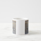 eenden in vlucht espresso kop (Voorkant)