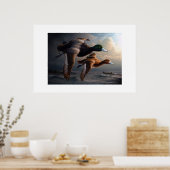 Eenden in vlucht poster (Keuken)