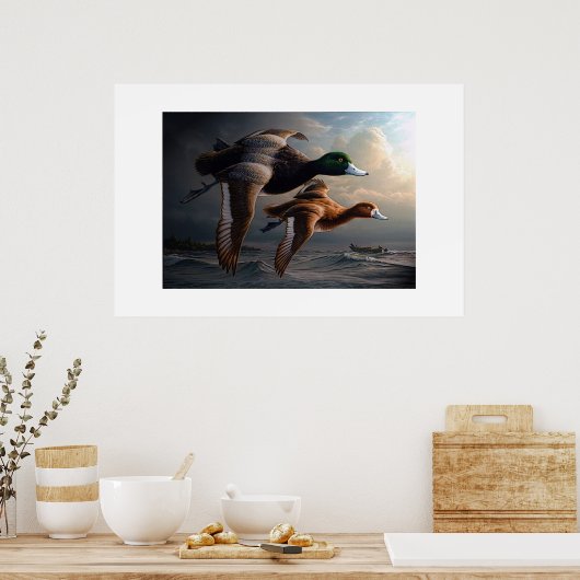 Eenden in vlucht poster (Keuken)