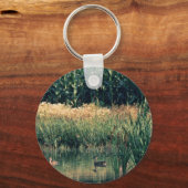 Eenden in Wetland Sleutelhanger (Voorkant)