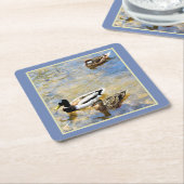 Eenden Kartonnen Onderzetters (Schuin)