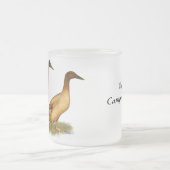 Eenden:  Khaki Campbell Matglas Koffiemok (Center)