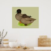 Eenden: Khaki roept Poster (Keuken)