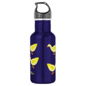 Eenden Kinder waterfles met naam Waterfles (Achterkant)