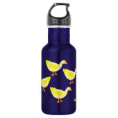 Eenden Kinder waterfles met naam Waterfles (Voorkant)