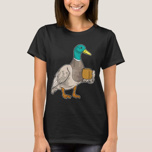 Eenden koffiemok t-shirt (Voorkant)