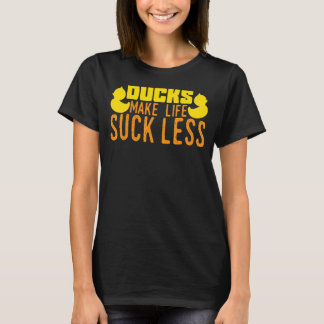 Eenden maken het leven minder makkelijk dan een vr t-shirt