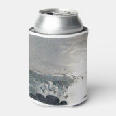 Eenden, Mallards en Zwans op het meer bij zonsonde Blikjeskoeler (Blikje Voorkant)