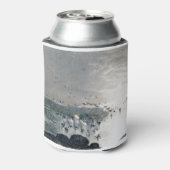 Eenden, Mallards en Zwans op het meer bij zonsonde Blikjeskoeler (Blikje Achterkant)