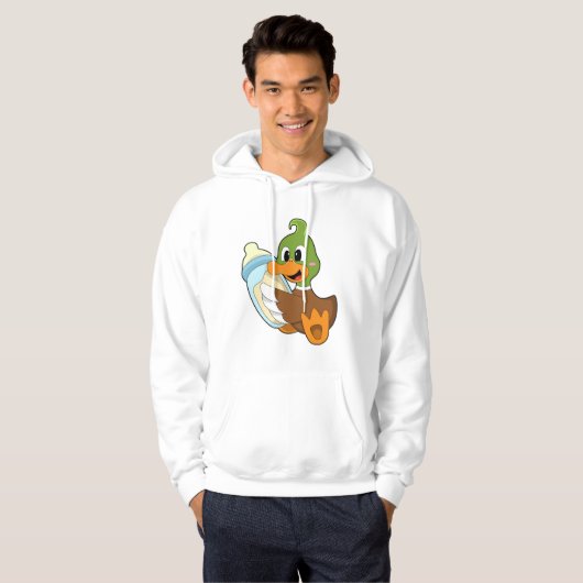 Eenden met melkfles hoodie (Voorkant volledig)