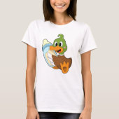 Eenden met melkfles t-shirt (Voorkant)