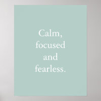 Eenden Minimalistisch Inspirerend Quote Poster