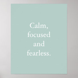 Eenden Minimalistisch Inspirerend Quote Poster