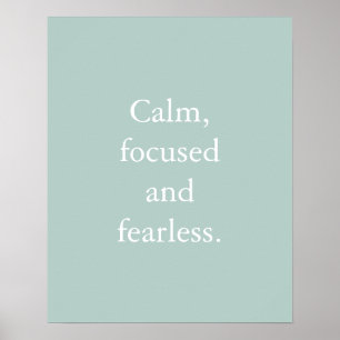 Eenden Minimalistisch Inspirerend Quote Poster