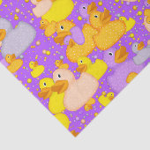 Eenden-n-Stippen-stijl-1-Paars-WEEFSUE WRAP PAPIER (Detail)