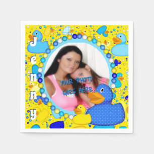 Eenden-n-Stippen-stijl-3-Geel-FOTO-SJABLOON- Servet