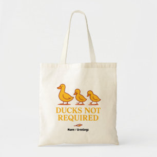 Eenden Niet Vereist Grappige Minimalistische Een Tote Bag