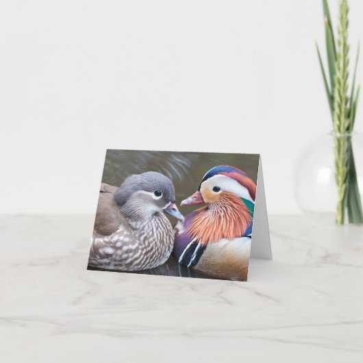 Eenden" Notecard de "van de liefde Kaart (Voorkant)