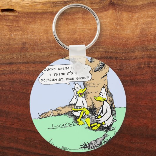 Eenden onbeperkt sleutelhanger (Voorkant)