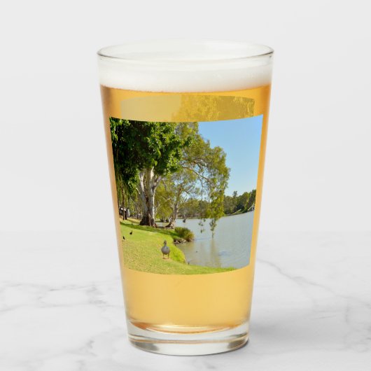 Eenden op de Murray Australië, Glas (Voorkant gevuld)